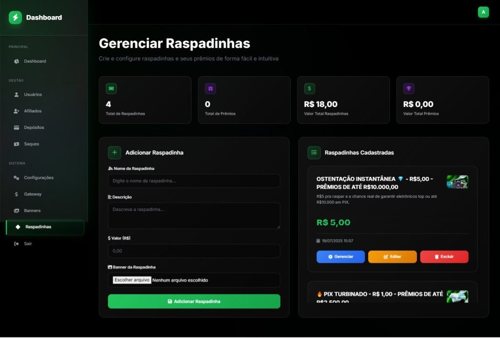 criação de sites criação de sites Sistema de Raspadinha on-line Script Raspadinha Online