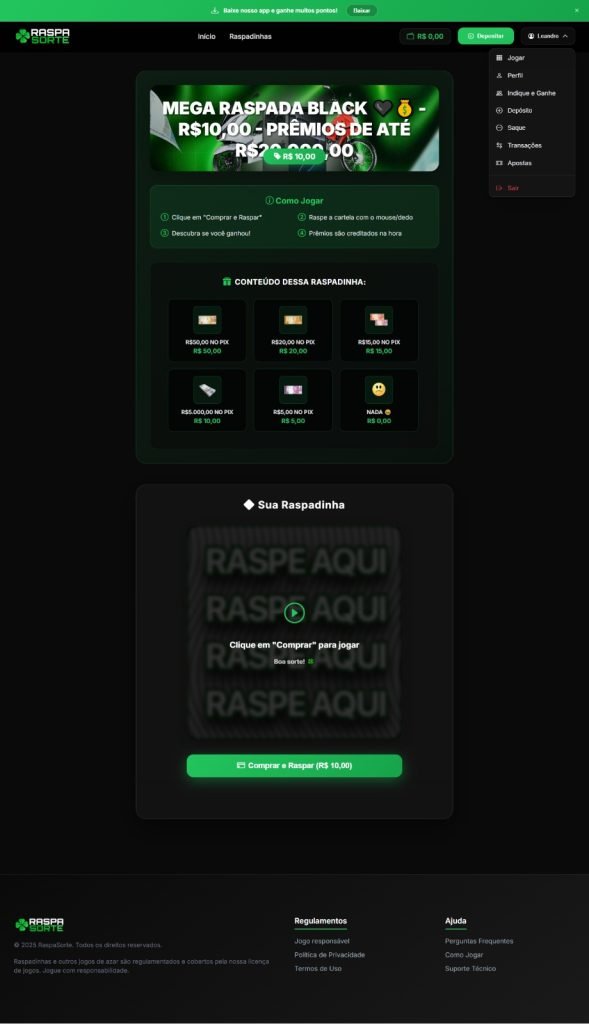 criação de sites criação de sites Sistema de Raspadinha on-line Script Raspadinha Online
